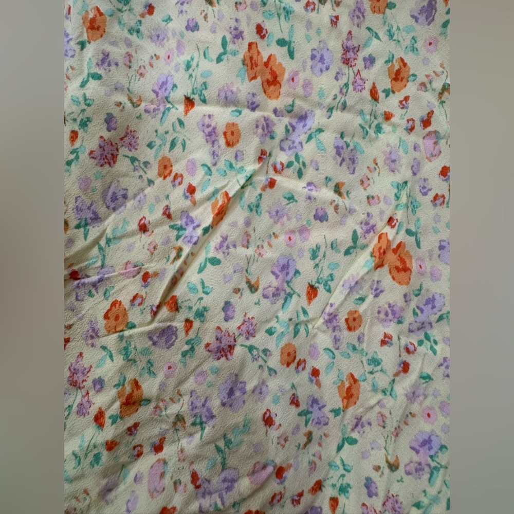 wild fable Yellow Floral Midi Skirt - Picture 6 of 6